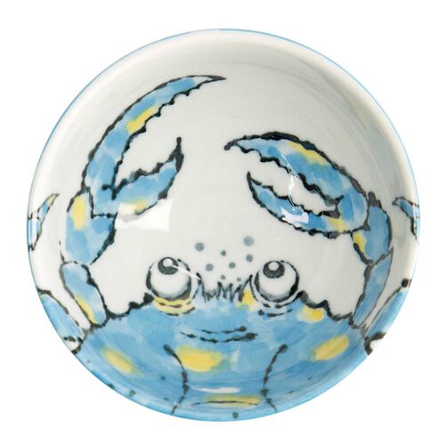 Tokyo Design Studio Seafood Rice Bowl 11x6cm Crab Light Blue